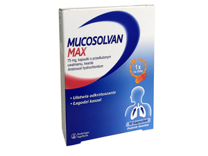 Mucosolvan Max 75mg x 10 kaps
