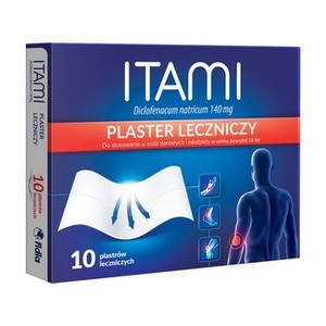 Itami, 140 mg, plaster leczniczy, 1 op