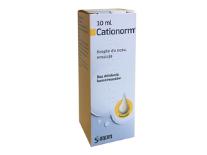 Cationorm krop.do oczu, zaw. 10 ml