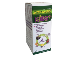 Scorbolamid KIDS+ Syrop 115 ml