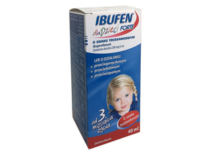 Ibufen dla dzieci Forte sm.truskawka 40 ml