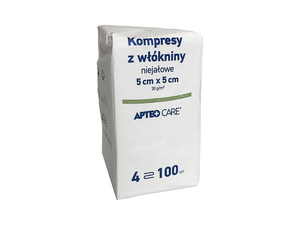 Kompresy n/jał. APTEO CARE 5x5cm 100 szt