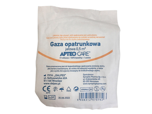 Gaza jałowa APTEO CARE 0,5m2