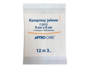 Kompresy jał. APTEO CARE 5x5cm 3szt.