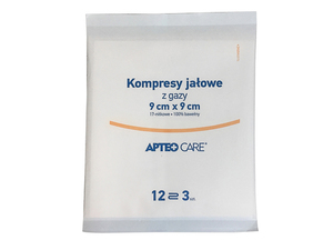 Kompresy jał. APTEO CARE 9x9cm 3szt.