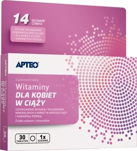 Witaminy dla kobiet w ciąży APTEO 30 tabl