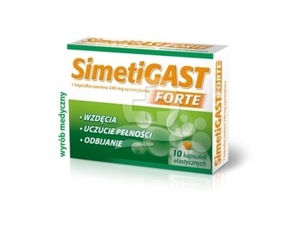 Simetigast Forte kaps.elast. 0,24g 10kaps.