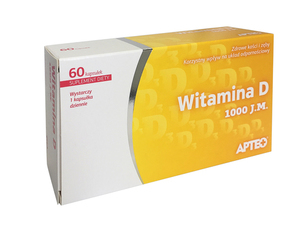 Witamina D 1000 J.M. APTEO 60 kaps.