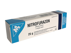 NITROFURAZON MAŚĆ 25G - Bakteryjne zakażenia skórne