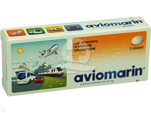 Aviomarin 50mg 5 tabl.