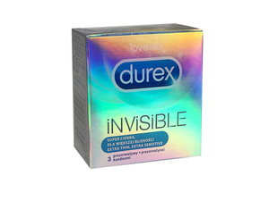 Durex Invisible dla większ.blisk. x 3 szt