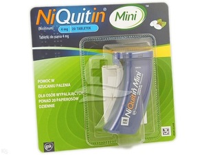 NiQuitin Mini tabl.do ssania 4 mg 20 tabl.