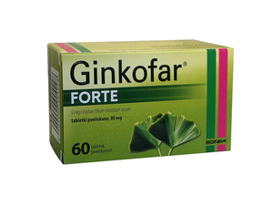Ginkofar forte, 80 mg, 60 tabletek