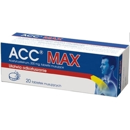 ACC MAX 200mg x 20 tabl.mus.