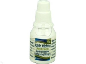 APHTIN 10 g  w leczeniu pleśniawek drożdżakowych