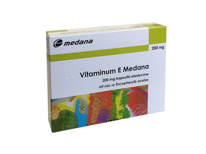 Vitaminum E Medana 20 kaps.elast. 0,2g