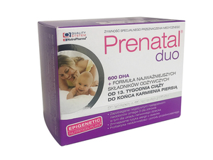 Prenatal Duo, 600 DHA, kapsułki twarde, 30 szt. + kapsułki żelatynowe, 60 szt.