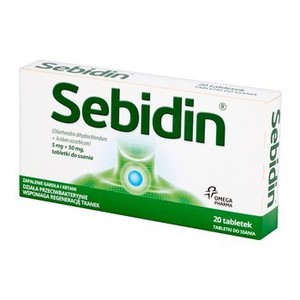 Sebidin do ssania  20 tabl.