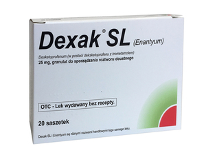 Dexak SL 25 mg x 20sasz