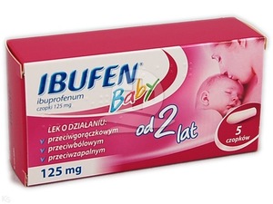 Ibufen Baby 125mg 5 czop.