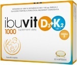 Ibuvit D3 1000 + K2 MK-7 Omega 30 kaps.