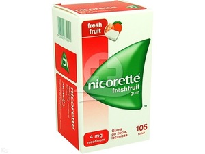 Nicorette FreshFruit 4mg x 15 gum (1 listek)