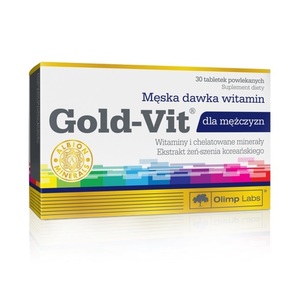 OLIMP Gold-Vit dla mężczyzn tabl.powl. 30t