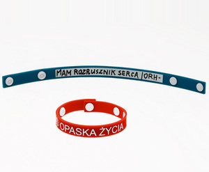 Opaska silikonowa "Opaska życia - Mam rozr