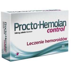 Procto-Hemolan control 1g 20 tabl.