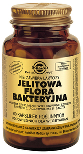 SOLGAR Jelitowa Flora Bakteryjna x 60kaps