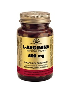 SOLGAR L-Arginina 500mg 50 kaps.