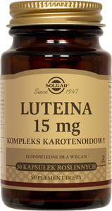 SOLGAR Luteina 15 mg kompleks x 30 kaps