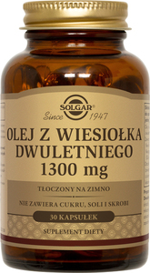 SOLGAR Olej z Wiesiołka Dwuletniego 1300mg