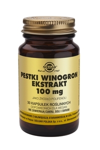 SOLGAR Pestki z Winogron ekstrakt x 30 kap