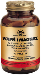 SOLGAR Wapń i Magnez 50 TABL.