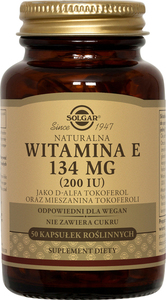 SOLGAR Witamina E 134mg x 50 kaps