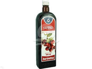 Żurawina 100% sok z owoców żurawin 980 ml