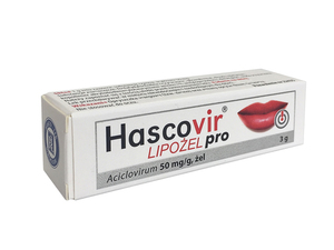 Hascovir LIPOŻEL pro żel 0,05 g/g 3 g