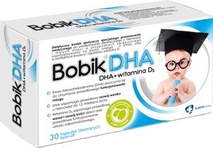 Bobik DHA (DHA+Vit.D3) x 30 kaps twistoff