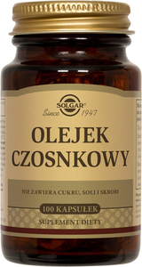 SOLGAR Olejek czosnkowy 1mg 100kaps.