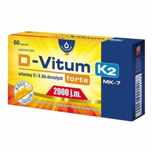 D-Vitum forte 2000 j.m. K2 kaps. 60kaps.