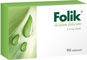 Folik 0,4 mg 90 tabl.