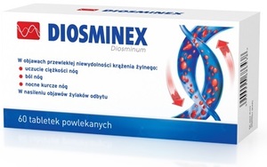 DIOSMINEX 500 MG 60 TABL. Dostawa już od 9,99 zł !