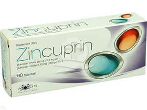 Zincuprin x 60 tabl.