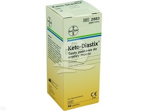 Keto-diastix x 50 testów