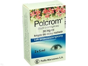 Polcrom 2% krople oczu 2 x 5 ml