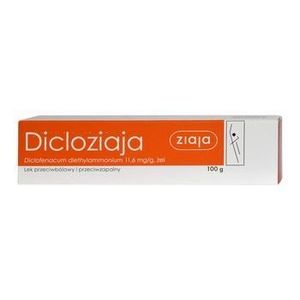 Dicloziaja żel 0,01 g/1g 100 g