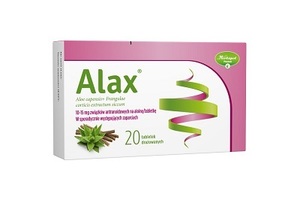 Alax -lek stosowany przy zaparciach