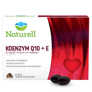 NATURELL Koenzym Q10+ Wit. E 120 KAPS