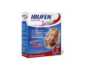 Ibufen Junior 200mg x 10 kaps.